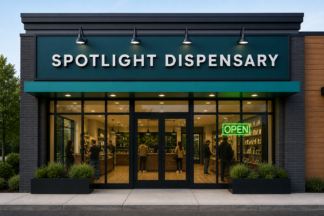 Example storefront for a Dispensary Spotlight listing